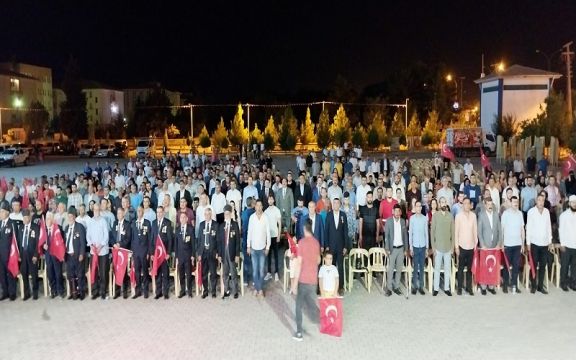Viranşehir'de 15 Temmuz Şehitleri Anma, Demokrasi ve Milli Birlik Günü Programı Düzenlendi